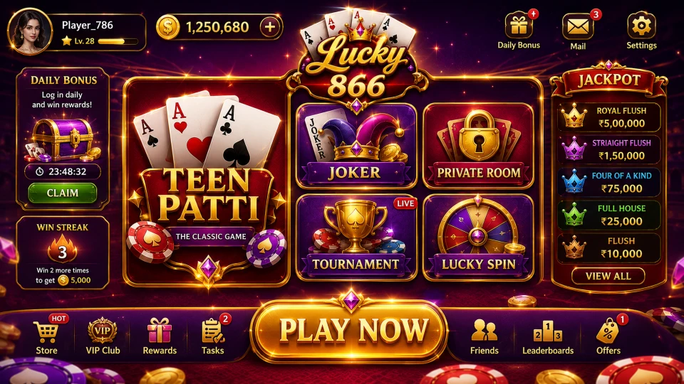 Lucky 866 gameplay screenshot one