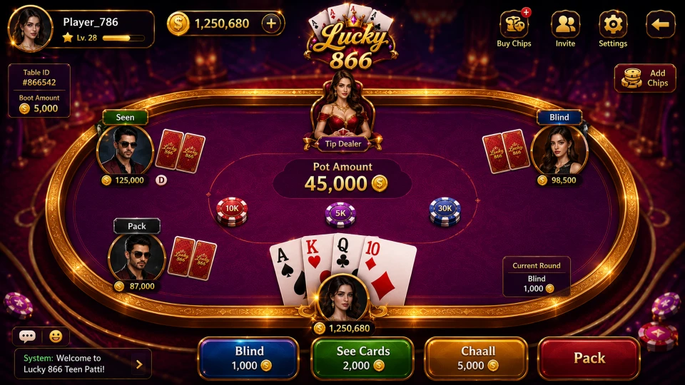 Lucky 866 gameplay screenshot two